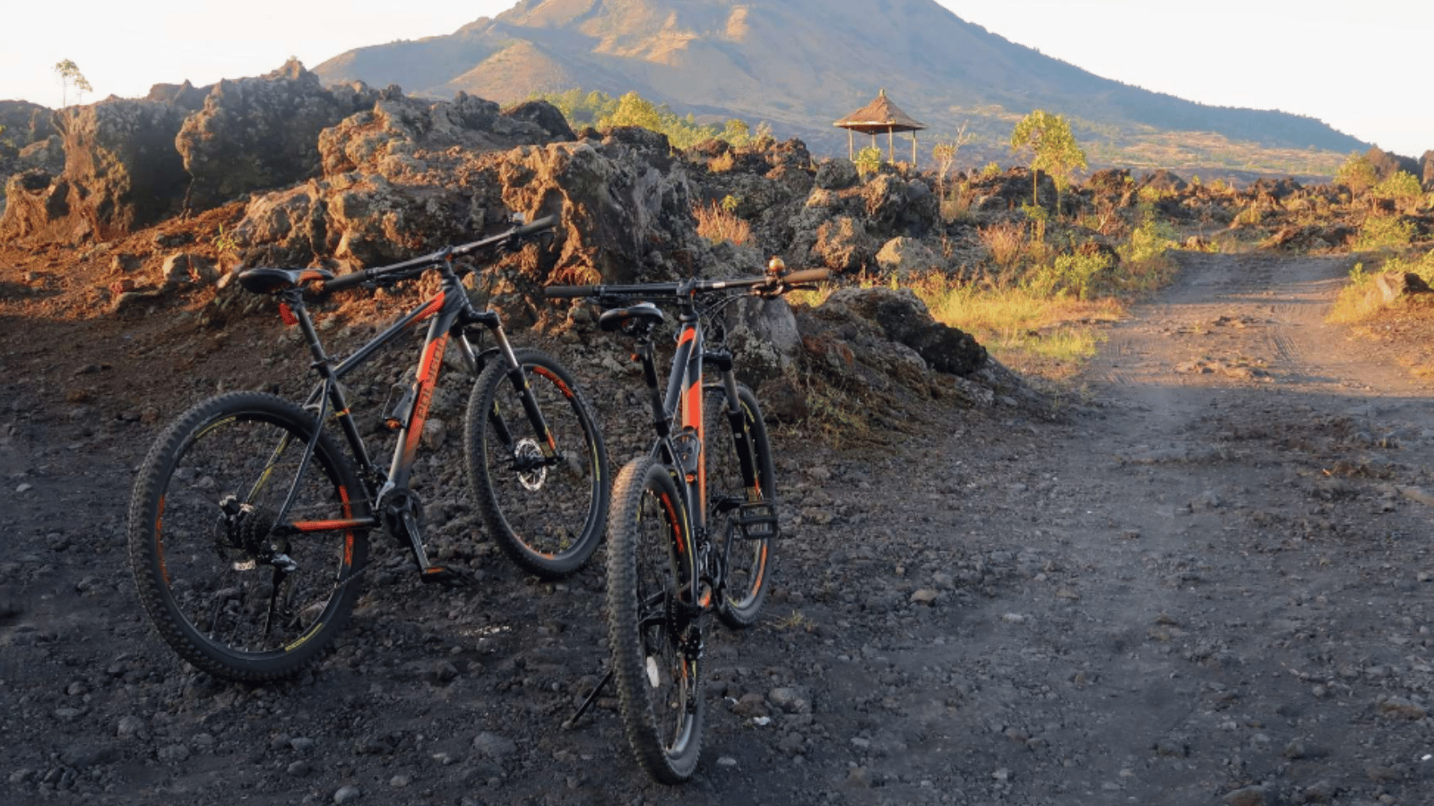 Mountain cycling tour